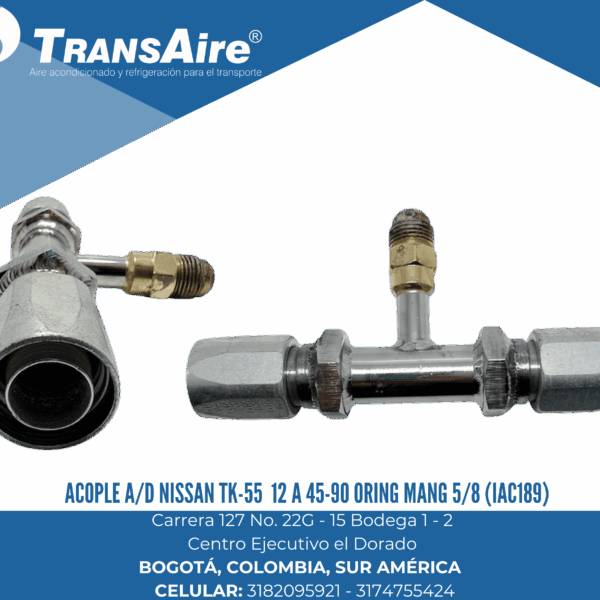 Acople a/d Nissan TK-55 12 a 45-90 Oring Mang 5/8(IAC189)
