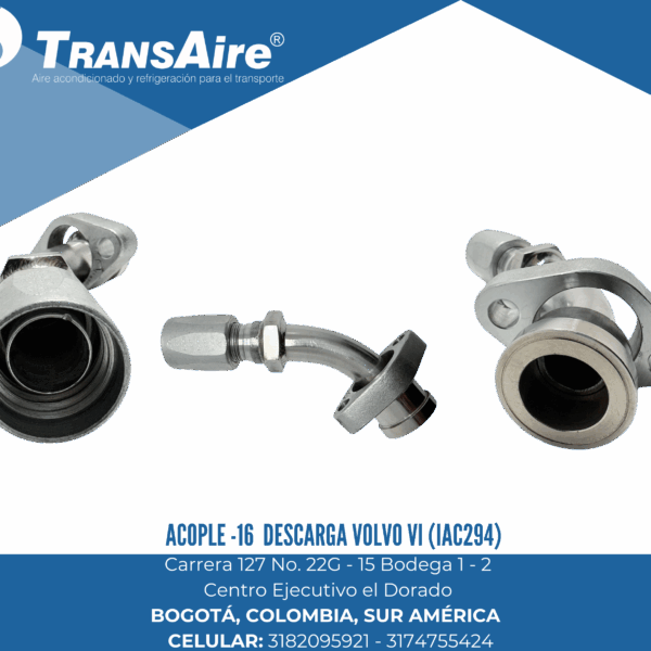 Acople -16 descarga Volvo VI (IAC294)