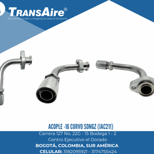 Acople -16 curvo songz (IAC211)