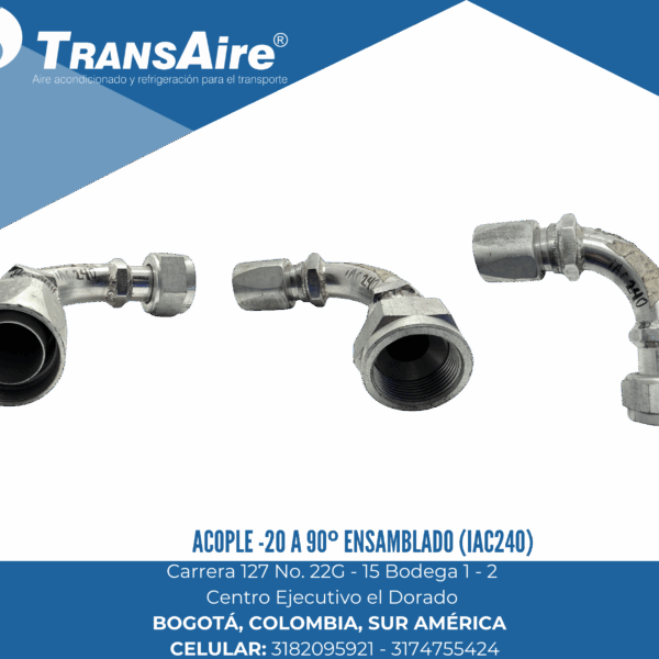 Acople -20 a 90º ensamblado (IAC240)