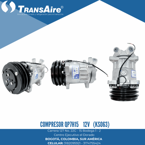 Compresor QP 7H15 12V (KSO63)