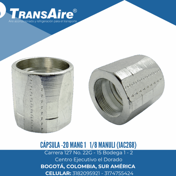 Cápsula -20 mang 1 1/8 Manuli (IAC268)