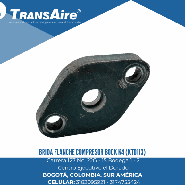 Brida flanche compresor Bock K4 (KTO113)