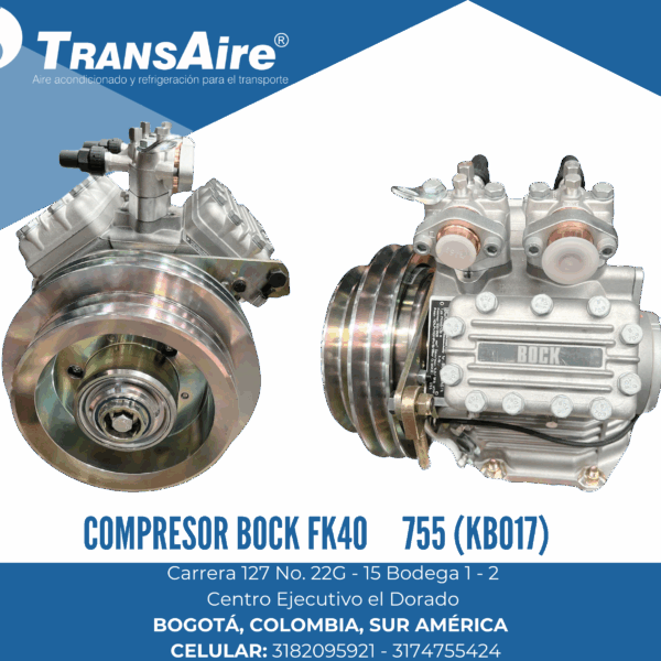 Compresor Bock FK40 755 (KBO17)