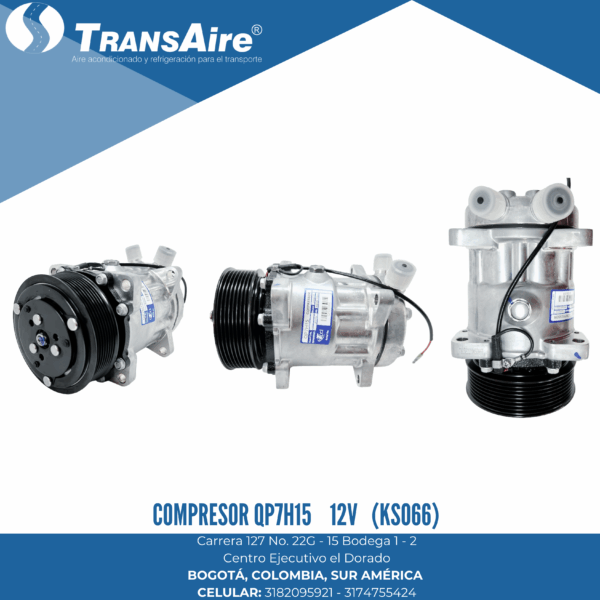Compresor QP 7H15 12V (KSO66)