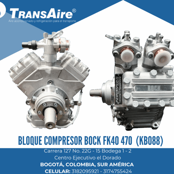 Bloque compresor Bock FK40 470 (KBO88)