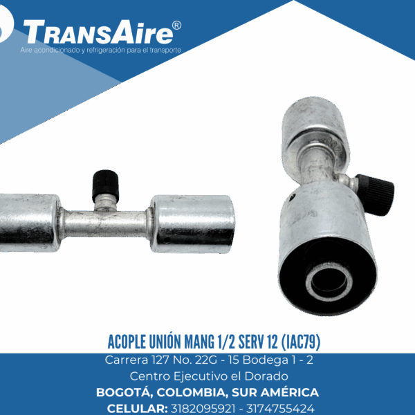 Acople unión mang 1/2 serv 12 (IAC79)