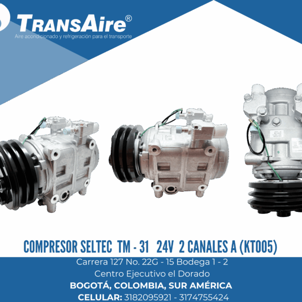 Compresor Seltec tm - 31 24V 2 canales A (KTO05)