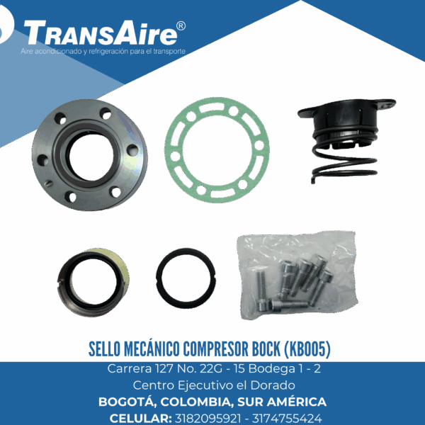 Sello mecánico compresor Bock (KBO05)