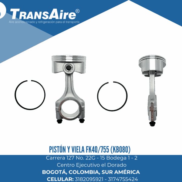 Pistón y Viela FK40/755 (KBO80)