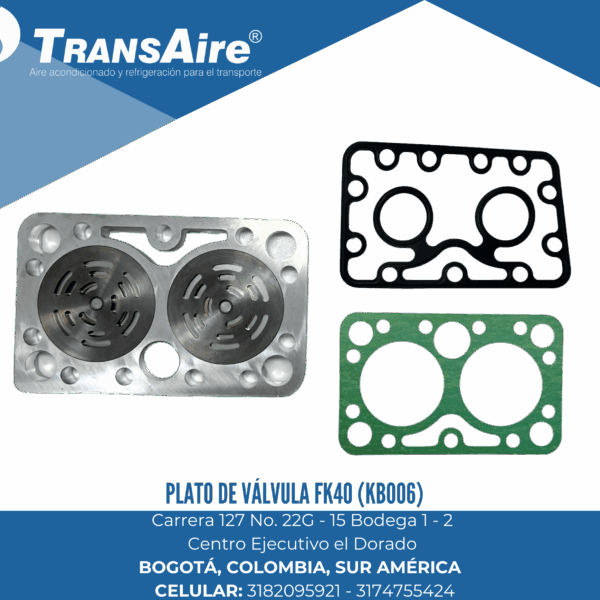 Plato de válvula fk40 (KBO06)