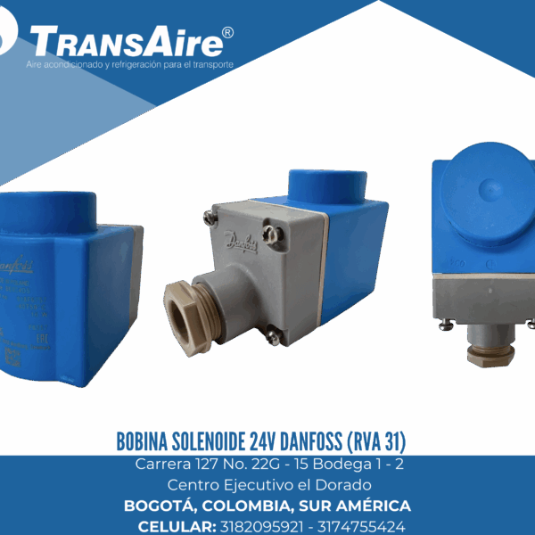 Bobina Solenoide 24v Danfoss (RVA 31)