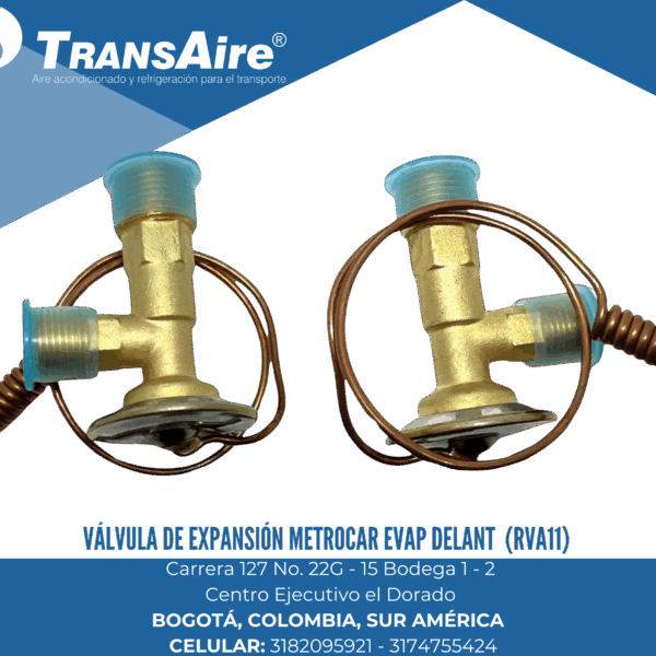 Válvula de expansión metrocar evap delant (RVA11)