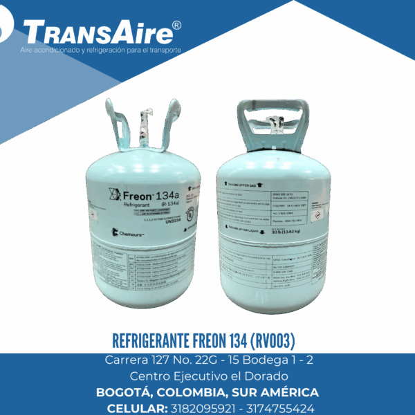 Refrigerante Freon 134 (RVO03)