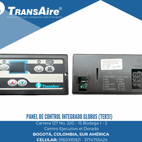 Panel de control integrado Globus (TER31)