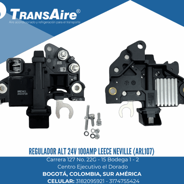 Regulador Alt 24V 100AMP Leece Neville (ARL107)