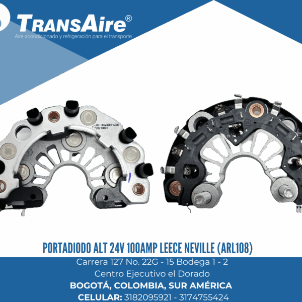 Portadiodo alt 24V 100AMP Leece Neville (ARL108)