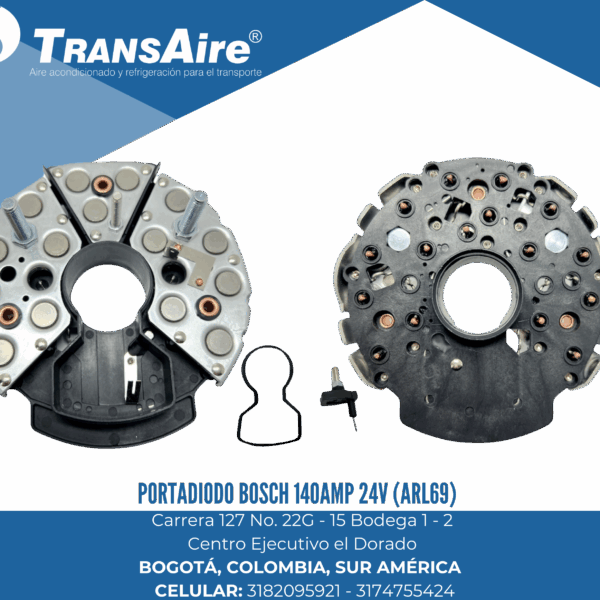 Portadiodo Bosch 140AMP 24V (ARL69)