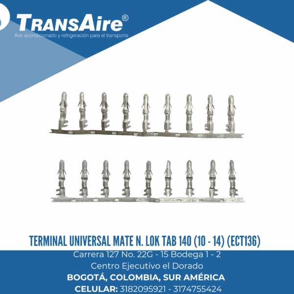 Terminal universal Mate N. lok tab 140 (10 - 14) (ECT136)