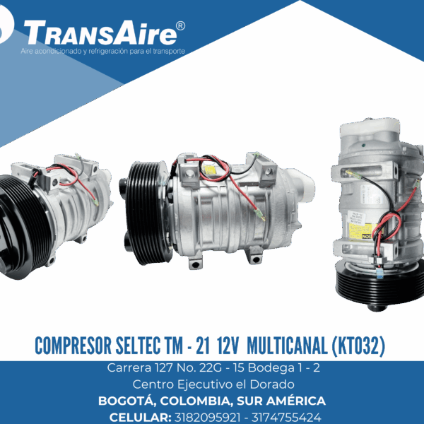 Compresor Seltec tm - 21 12V multicanal (KTO32)