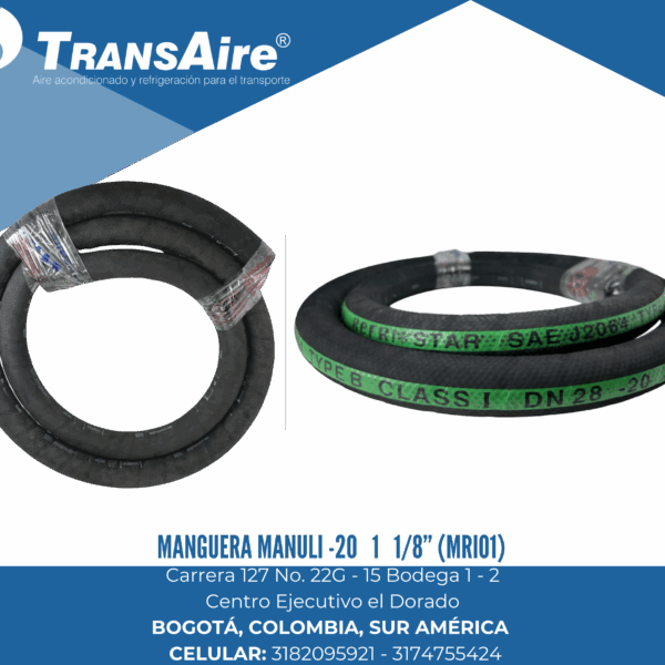 Manguera Manuli -20 1 1/8” (MRI01)