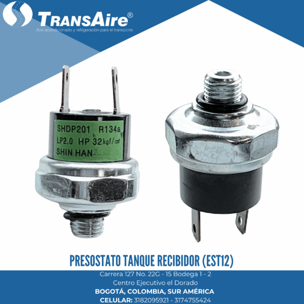 Presostato TANQUE RECIBIDOR (EST12)