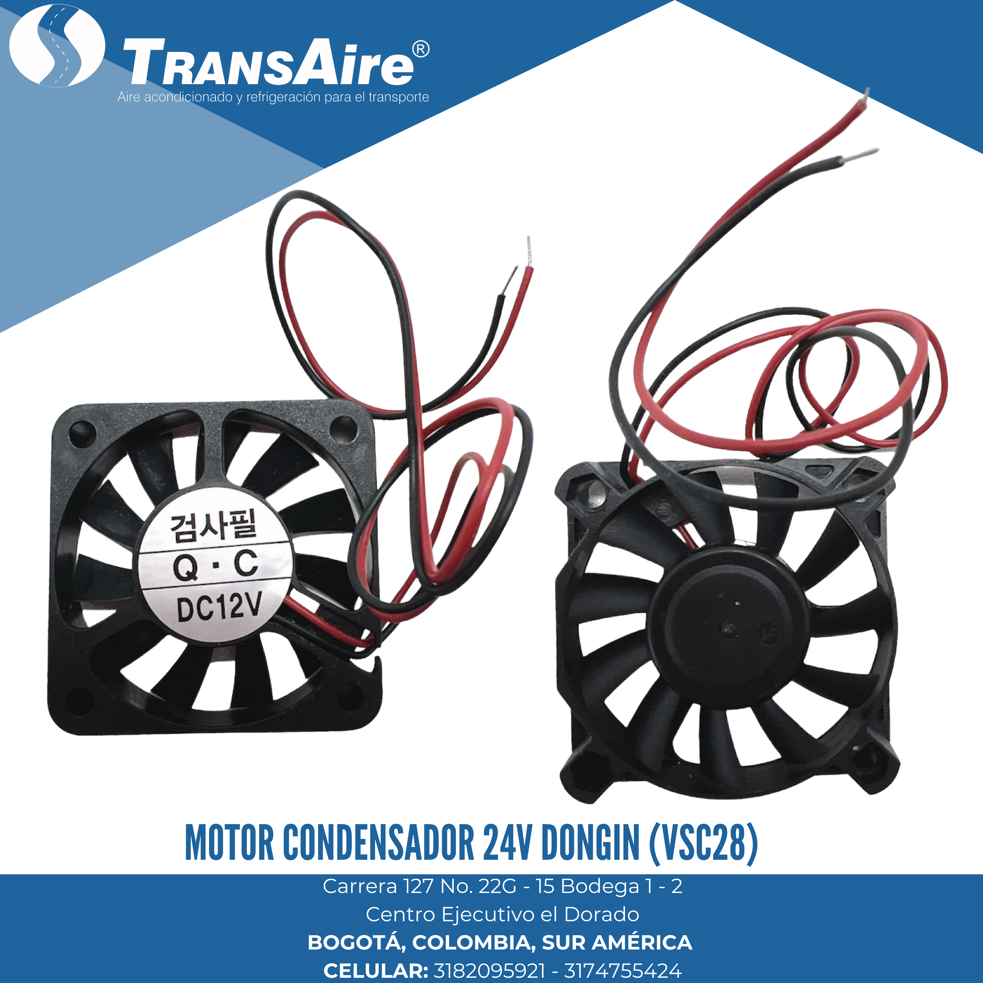 Motor condensador 24V Dongin (VSC28)
