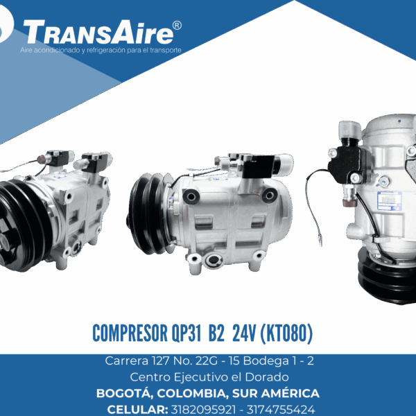 Compresor QP31 B2 24V (KTO80)