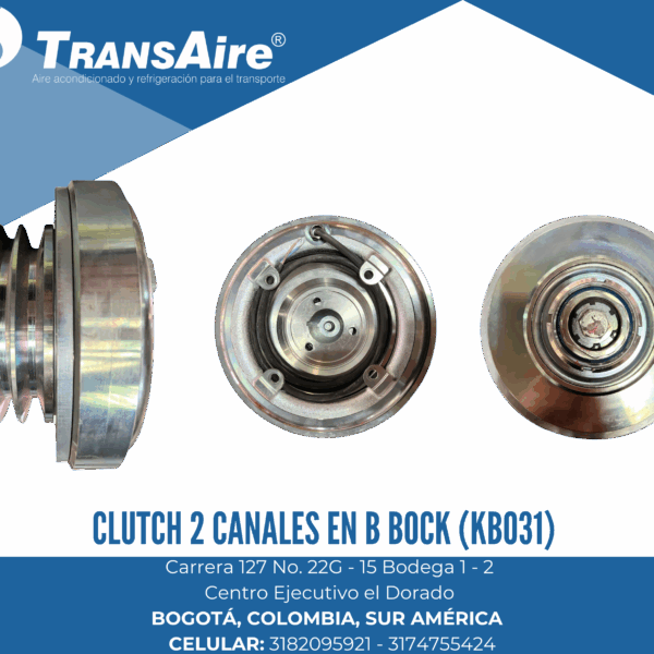 Clutch 2 canales EN B Bock (KBO31)