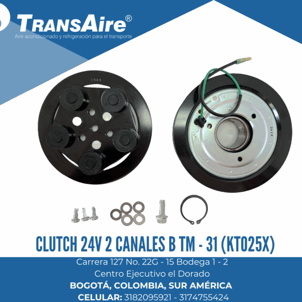 Clutch 24V 2 canales B TM - 31 (KTO25x)