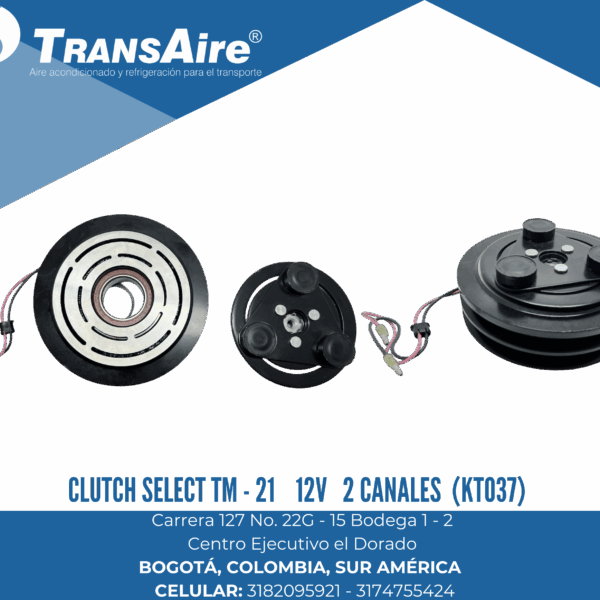 Clutch Select TM - 21 12V 2 canales (KTO37)