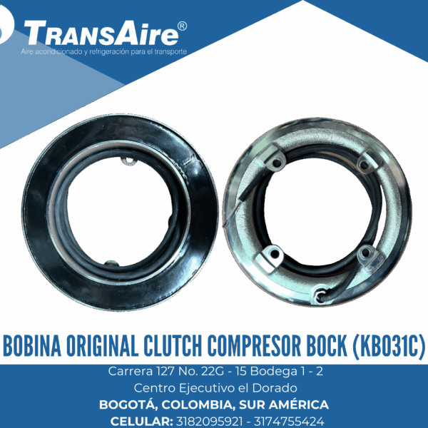 Bobina original clutch compresor Bock (KBO31C)