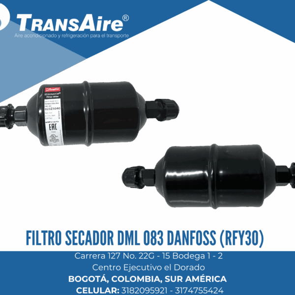 Filtro secador DML 083 Danfoss (RFY30)
