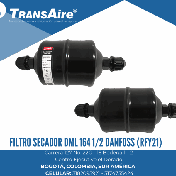 Filtro secador DML 164 1/2 Danfoss (RFY21)